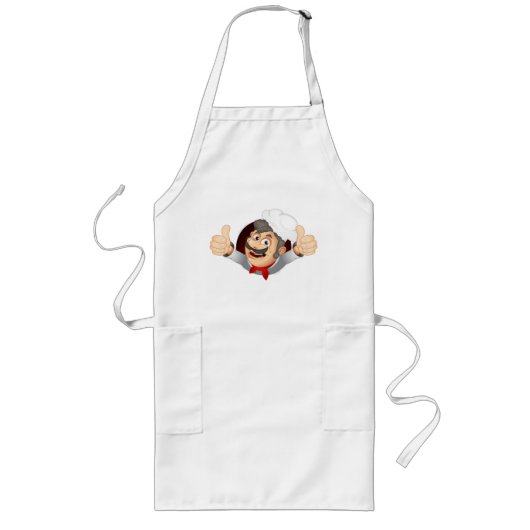 Tablier Long Professional Cartoon Chef Cooking Apron (Devant)