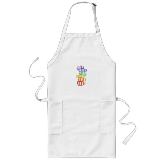 Tablier Long RAINBOW CANDY Long Apron (Devant)
