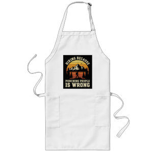 Tablier Long Randonneur drôle extérieur Randonnée