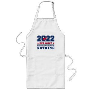 Tablier Long Red Elephant RED WAVE 2022 Elections USA