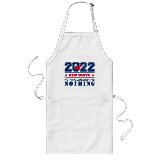 Tablier Long Red Elephant RED WAVE 2022 Elections USA (Devant)