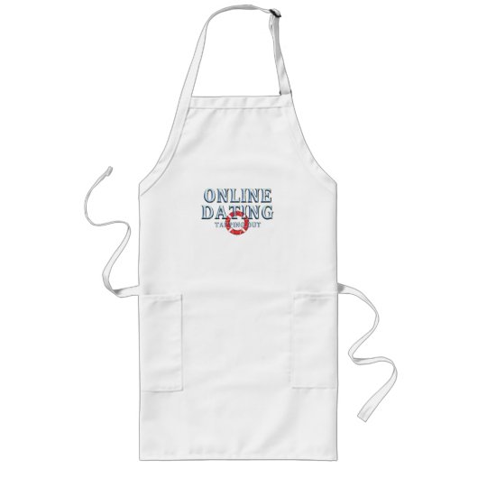 Tablier Long Rencontres en ligne humour TEE (Devant)
