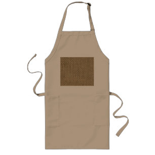 Tablier Long Renvoyer de jute de toile de jute