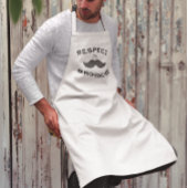 Tablier Long Respectez la moustache bro-stache hipster