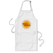 Retro Groove Long Apron