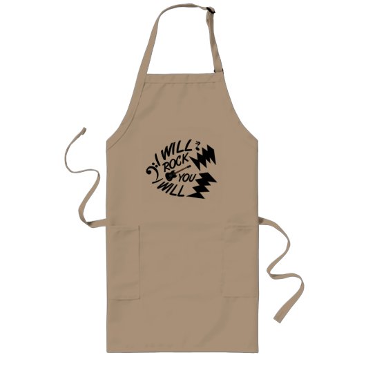 Tablier Long Rock You apron - choisir style & couleur (Devant)