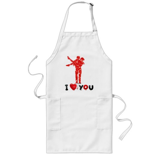 Tablier Long Saint Valentin, Apron (Devant)