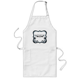 Tablier Long Sassy Floral World's Greatest Mom Apron