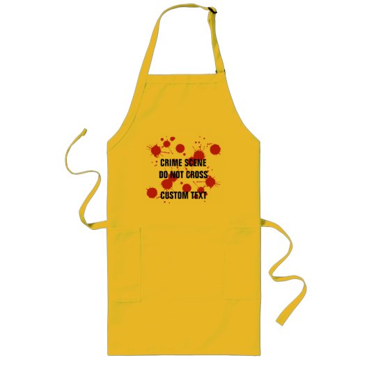 Tablier Long Scène criminelle (Devant)