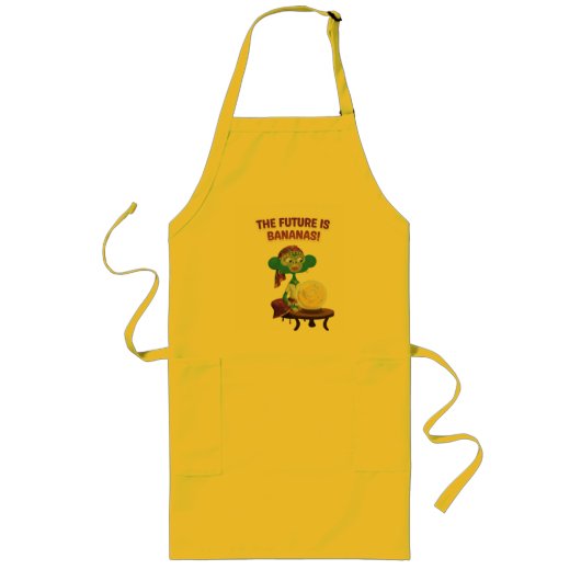 Tablier Long Singe diseur de bonne aventure (Devant)