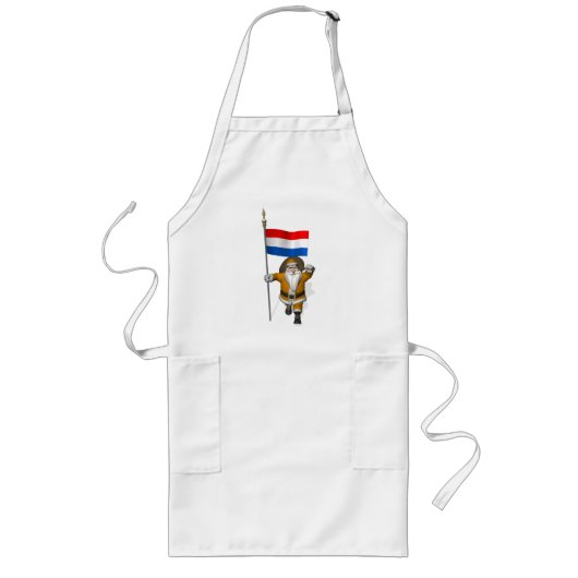 Tablier Long Sinterklaas Avec Ensigne De Pays-Bas (Devant)