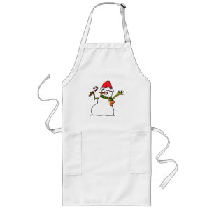 Tablier Long Snowman d'hiver