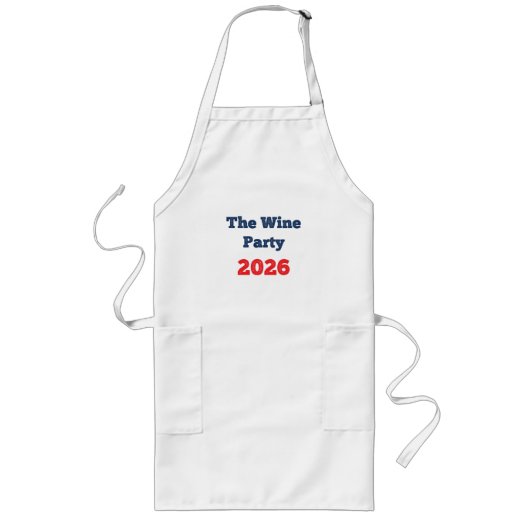 Tablier Long Soutenez le T-Shirt drôle d'élection de la fête du (Devant)