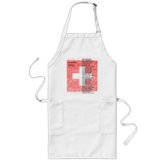 Tablier Long Suisse - Psalm suisse (Devant)
