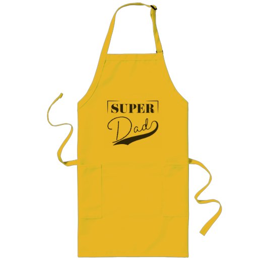 Tablier Long Super papa (Devant)
