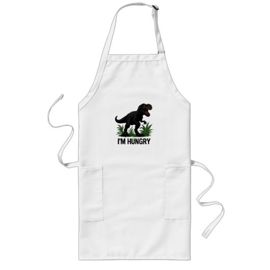 Tablier Long T-Rex affamé (Devant)