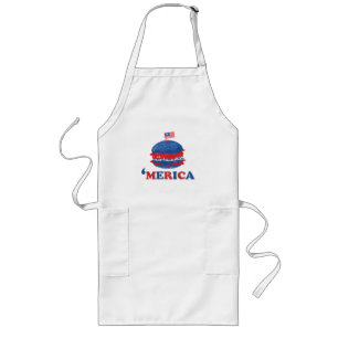 Tablier Long T-shirt 4 juillet Amérique