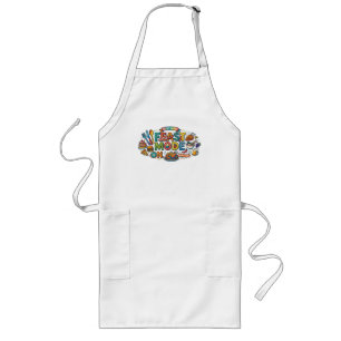 Tablier Long T-shirt graphique drôle pour gourmands avec Feast