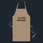 Tablier Long tablier barbecue cool pour hommes | BBQ BOÎTE<br><div class="desc">tablier barbecue cool pour hommes | BBQ BOSS Texte personnalisable par exemple BBQ QUEEN ou CUISINE KING.</div>