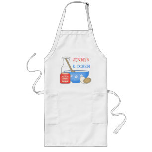 Tablier Long Tablier nommé fait sur commande de Baker/cuisinier