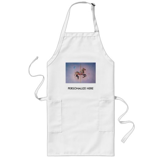 Tablier Long Tabliers, Bibs - Petaluma Carousel Cheval 1 (Devant)