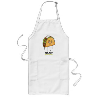 Tablier Long Tac-Out Humeur – Blague Épuisée de Taco