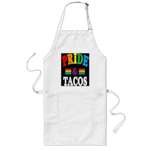 Tablier Long Tacos de la fierté LGBT (Devant)