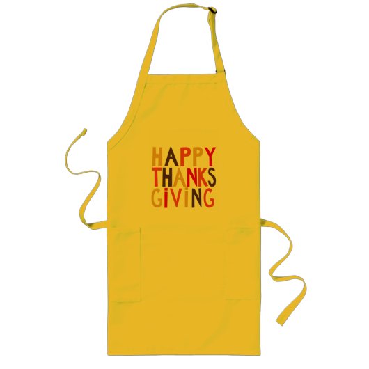 Tablier Long Thanksgiving Long Apron (Devant)