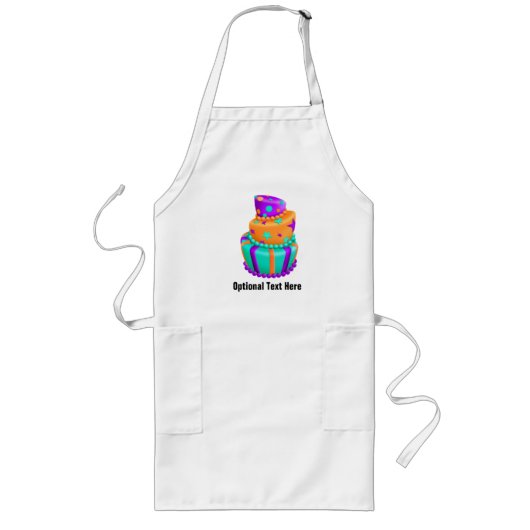 Tablier Long Topsy Turvy Fancy Cake (Devant)