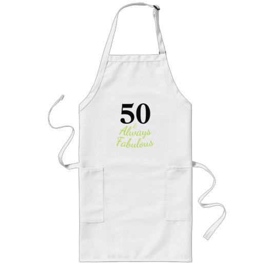 Tablier Long Toujours 50 ans et Fabuleux (Devant)