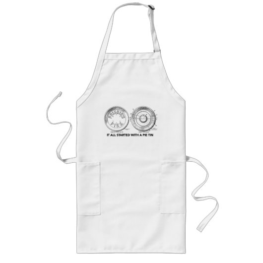 Tablier Long Tout a commencé avec un tablier de t-shirt à tarte (Devant)