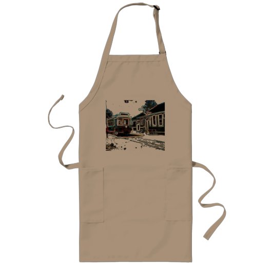 Tablier Long TRC Neon trcar à stn Long Khaki Apron (Devant)