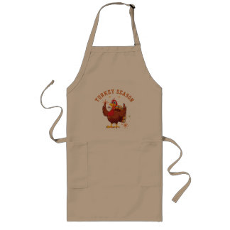 Tablier Long Turquie Saison amusante Thanksgiving Design