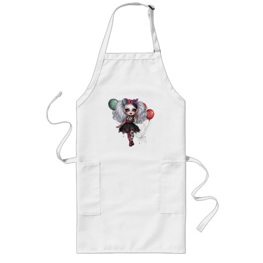 Tablier Long Une collection de designs Halloween de fille migno (Devant)