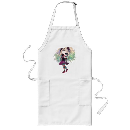 Tablier Long Une collection de designs Halloween pour jolie fil (Devant)