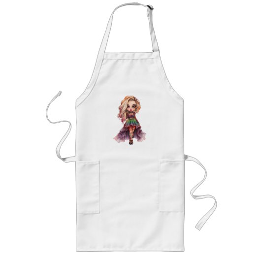 Tablier Long Une collection de designs Halloween pour jolie fil (Devant)