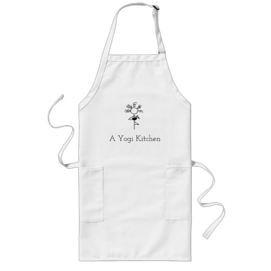 Tablier Long Une cuisine Aprob de yogi (Devant)