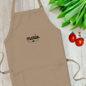 Tablier Long Unisex cooking apron, Adjustable apron