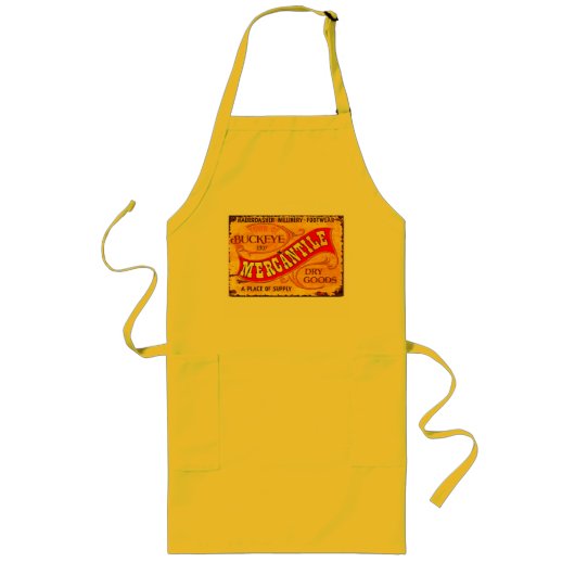 Tablier Long "Vieux Mercantile Vintage" (Devant)