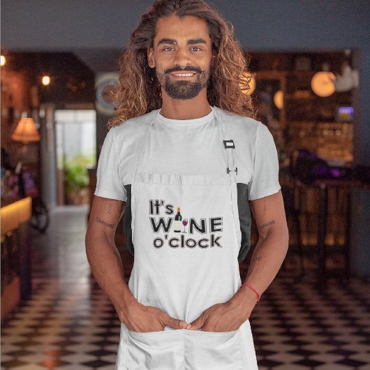 Tablier Long Vin amusant Dire Apron
