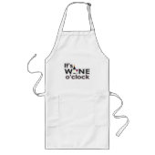 Tablier Long Vin amusant Dire Apron (Devant)