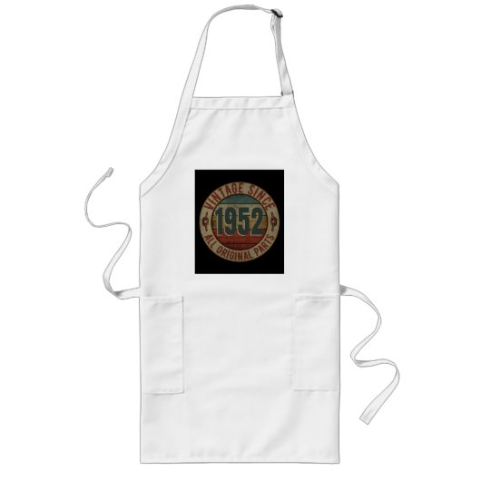 TABLIER LONG VINTAGE SINCE 1952 (Devant)