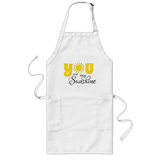 Tablier Long Vous êtes mon soleil (Devant)