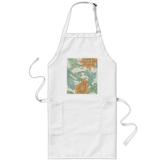 Tablier Long William Morris modèle floral à tige unique (Devant)