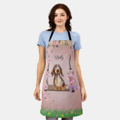 Tablier Longue Cheveux Dachshund Apron (Porté)