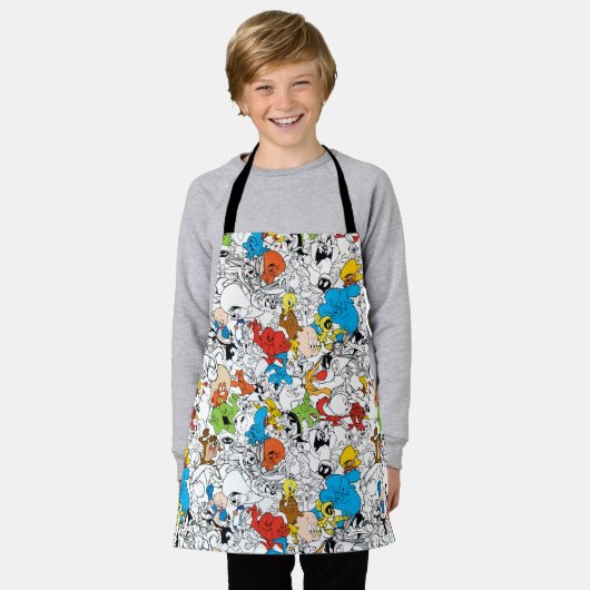 Tablier LOONEY TUNES™ Color Pop Motif (Porté)