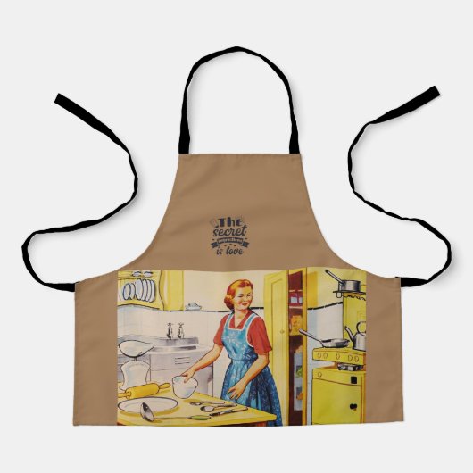 Tablier "L'oreille d'un minuscule chef" (Recto)