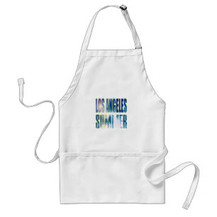 Tablier "Los Angeles Summer Letter Blue" Apron