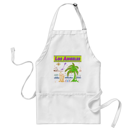 Tablier "Los Angeles" Surfer Beach Apron (Devant)