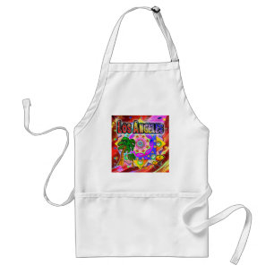 Tablier Los Angeles Tropical Friends Apron